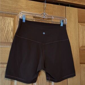 Lululemon Athletica Dark Brown Bike Shorts